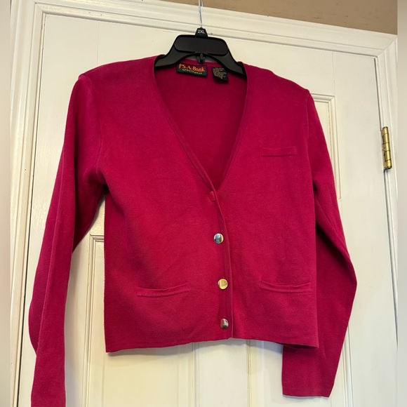 Jos. A. Bank Sweaters - Jos. A. Bank Women's Vivid Berry Cardigan